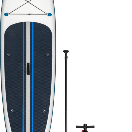 Camptime Naos 10.0 Aufblasbares Stand Up Paddle / SUP-Board Set inkl. Rucksack, Paddel und Luftpumpe - Schlauchboote, Kajaks & SUP-Boards