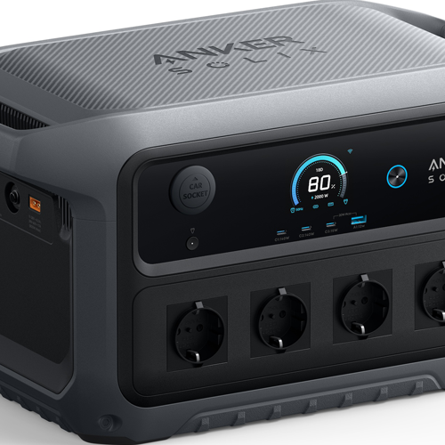 Anker Solix C2000 Gen 2 Powerstation 2048 Wh 2400 W mit 800 W Solareingang - Powerstations