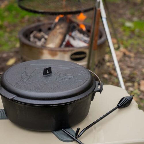 Petromax FT 6 Feuertopf Essential mit Deckel 140 mm x 335 mm x 335 mm - Camping-Töpfe