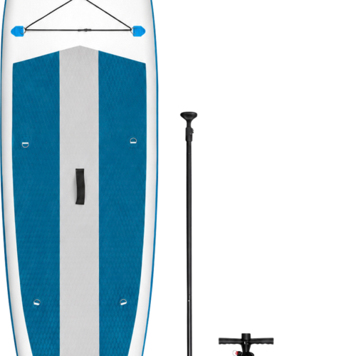 Camptime Corvi 9.3 Aufblasbares Stand Up Paddle / SUP-Board Set inkl. Rucksack, Paddel und Luftpumpe - Schlauchboote, Kajaks & SUP-Boards