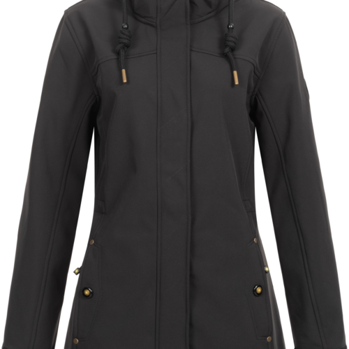 Ankerglut Ankerglutbrise Softshellmantel Damen schwarz 52 - Damenjacken