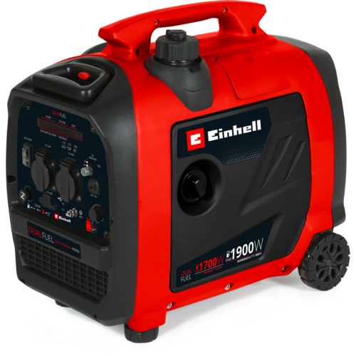 Einhell TE-IG 1900 DF Inverter-Stromerzeuger Benzin oder Gas 1900 W - Brennstoffzellen & Stromgeneratoren