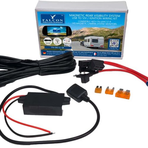 Falcon Monitor-Festverkabelungsset für HD Magnet-Funkkamerasystem 12 V - Navigationssysteme & Rückfahrkameras Zubehör