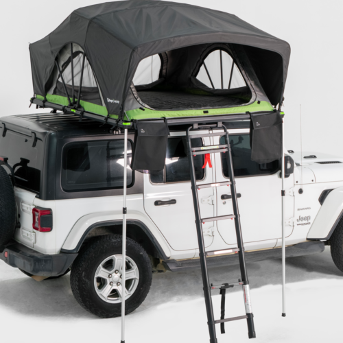 Berger CampLodge 160 Klapp-Dachzelt für 2-3 Personen (Liegefläche: 210 x 160 cm) - Klappdachzelte