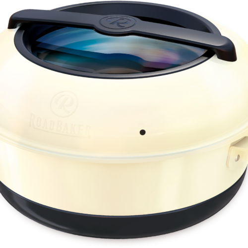 Roadbaker Model G Mobiler Backofen mit Spezial Glasdeckel - Auflauf- und Backformen
