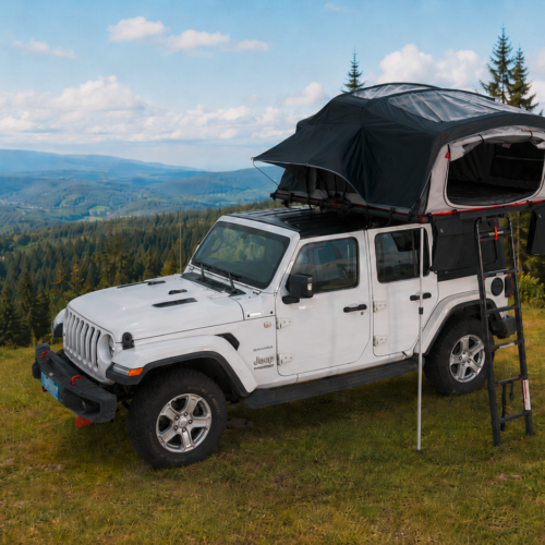 Berger SkyLodge 160 Klapp-Dachzelt für 2-3 Personen (Liegefläche: 210 x 160 cm) - Klappdachzelte