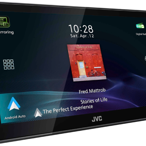 JVC Z900DBW 9-Zoll-Moniceiver mit Wireless CarPlay und Android Auto - Navi- & Moniceiver