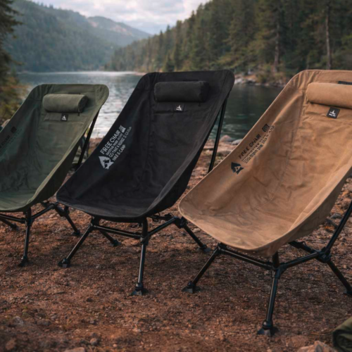 BusBoxx Defthike Relaxing Lounge Chair faltbarer Campingstuhl grün - Klappstühle