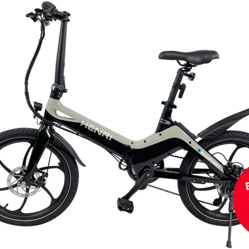 Blaupunkt Henri faltbares E-Bike 20 Zoll 250W schwarz/grau - Outdoor Mobilität - E-Bikes, Scooter & Zubehör