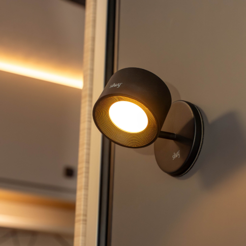 Silwy Spoty Magnet Wandleuchte inklusive Wandadapter - Akku Campinglampen