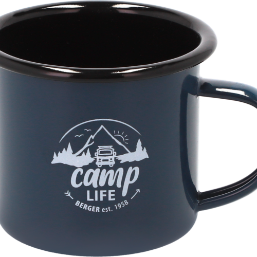 Camplife Emaille Becher 330 ml blau - Becher & Tassen