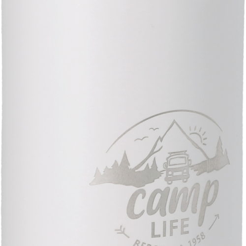 Camplife Edelstahl Thermo-Trinkflasche 500 ml weiß matt - Isolierflaschen & Isobehälter