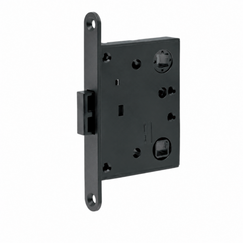 FAWO M-Lock magnetisches Einsteck-Fallenschloss aus Kunststoff schwarz - Scharniere, Beschläge & Möbelzubehör