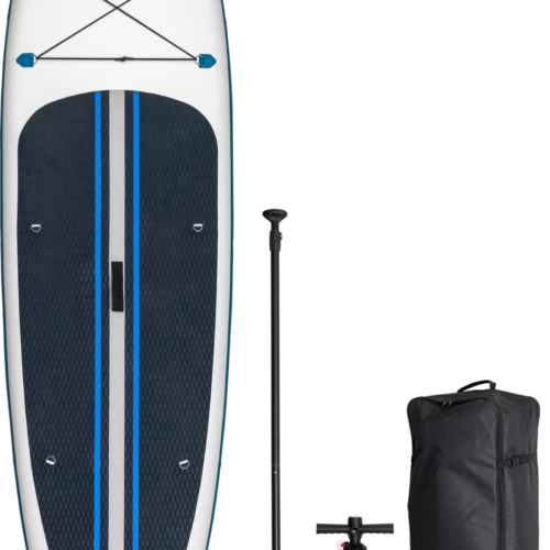 Camptime Naos 10.0 Aufblasbares Stand Up Paddle / SUP-Board Set inkl. Rucksack, Paddel und Luftpumpe - Schlauchboote, Kajaks & SUP-Boards