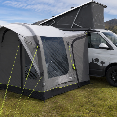 Outwell Santa Monica Air kompaktes aufblasbares Busvorzelt 170 x 260 cm - Reisemobil- & Busvorzelte