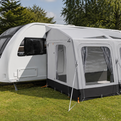 Dometic Rally AIR Tour 390 S Aufblasbares statisches Vorzelt Breite 3,9 m Anbauhöhe 235 - 265 cm - Reisemobil- & Busvorzelte