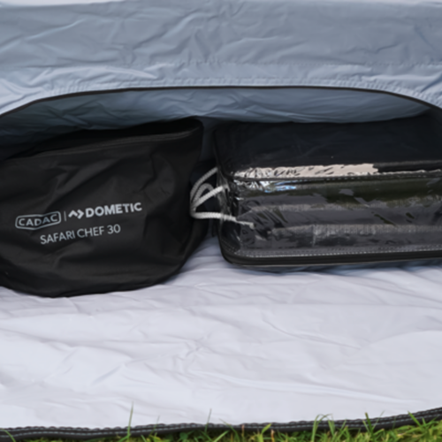 Dometic Pro Organiser Skirt Wohnwagen-Schürzenorganizer 600 x 60 cm mit Keder - Bodenschürzen