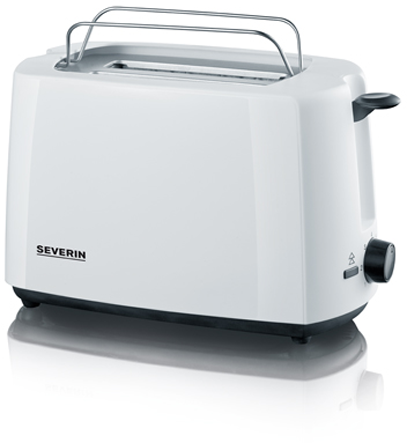 Severin Automatik Toaster 2 Schlitz 700 W weiß - Campingtoaster