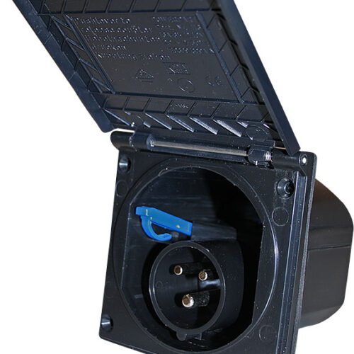 Haba CEE Einspeisungsstecker schwarz - Außensteckdosen