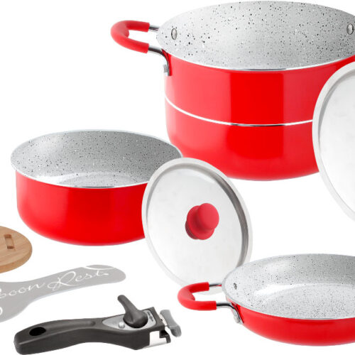 Brunner Cosmic Topfset 8+2 teilig 22 cm - Kochgeschirr-Sets