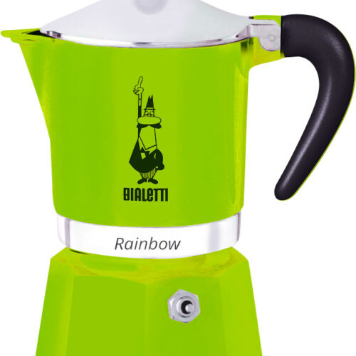 Bialetti Espressozubereiter Rainbow grün 3 Tassen 150 ml - Kaffeemaschinen & Wasserkocher