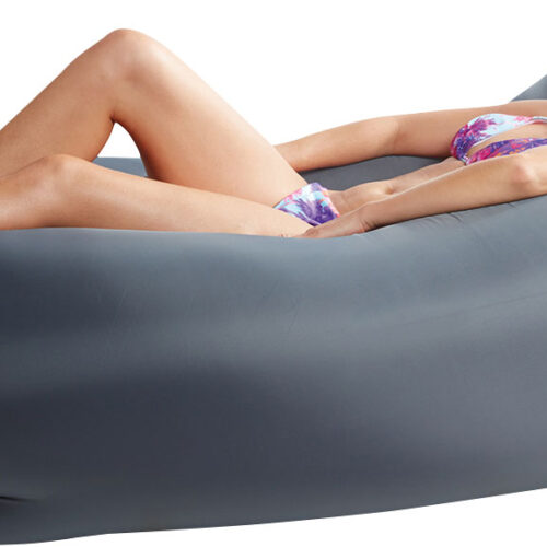 Happy People Luftsessel Lounger To-Go 2.0 grau - Badespaß