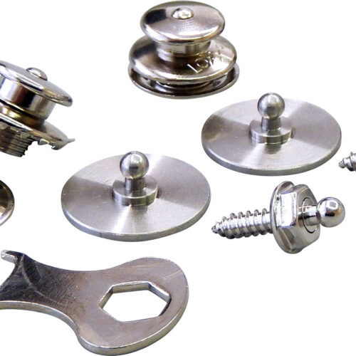 Hindermann Sicherheitsdruckknöpfe Loxx 2er Set - Transportieren & Befestigen