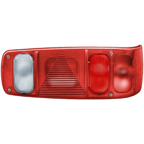 Hella Heckleuchte Caraluna I für Anhänger rechts mit Rückstrahllicht / Seitenmarkierungslicht / Blinklicht / Bremslicht / Schlusslicht - Fahrzeugbeleuchtung außen