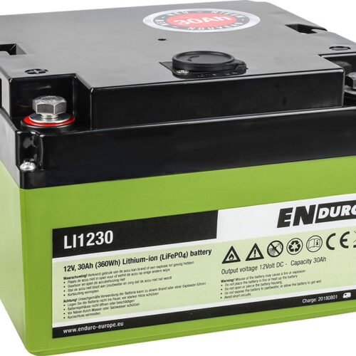 Enduro Lithium-Ionen Batterie LI1230 12 V / 30 Ah - Zubehör Rangierhilfen