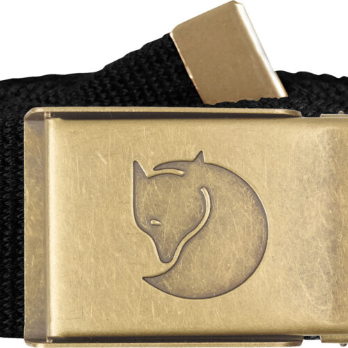 Fjällräven Canvas Brass Belt Gürtel 4 cm schwarz - Handschuhe, Gürtel & Sonstiges