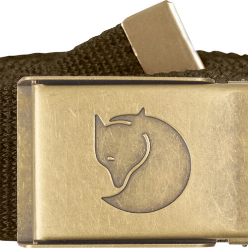 Fjällräven Canvas Brass Belt Gürtel 4 cm dunkelgrün - Handschuhe, Gürtel & Sonstiges
