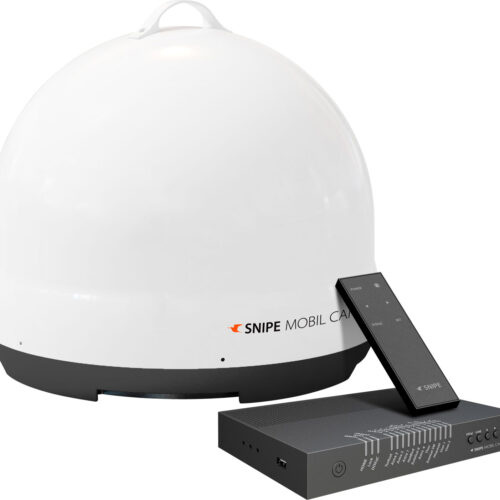 Selfsat Snipe Mobil Camp vollautomatische portable Sat-Antenne mit Fernbedienung Single LNB - Camping-Sat-Anlagen