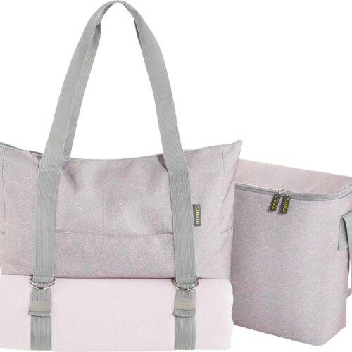 Meori Multiset 3in1 Tasche, Picknickdecke & Kühltasche grau - Einkaufstaschen & Einkaufskörbe