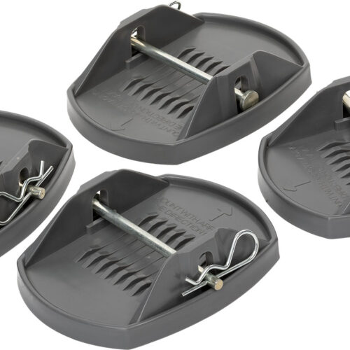Berger Caravan Foot Stützplatten 4er-Set - Stützen & Stützplatten