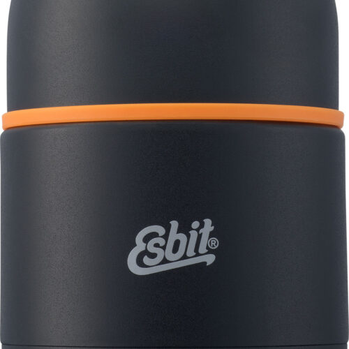 Esbit Food Thermobehälter inkl. Schüssel 18/8 Edelstahl Schwarz 500 ml - Isolierflaschen & Isobehälter