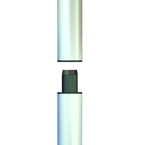 Ilse Ausdrehfuß für Tischplatte 3-tlg. 756 mm silber - Tischgestelle & Tischbeine