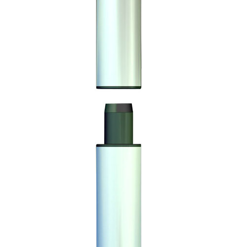 Ilse Ausdrehfuß für Tischplatte 3-tlg. 700 mm silber - Tischgestelle & Tischbeine