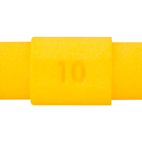 Lilie WeißGELB Gerade-Verbinder 10 mm - Schlauchadapter