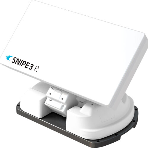 Selfsat Snipe 3 R Vollautomatische Sat-Flachantenne mit Fernbedienung Single LNB - Camping-Sat-Anlagen