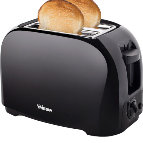 Tristar BR-1025 Toaster mit Brötchenaufsatz Schwarz 800 W - Campingtoaster