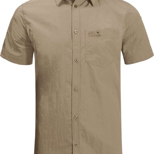 Jack Wolfskin Hemd Lakeside beige S - Herrenshirts, -hemden & -pullover