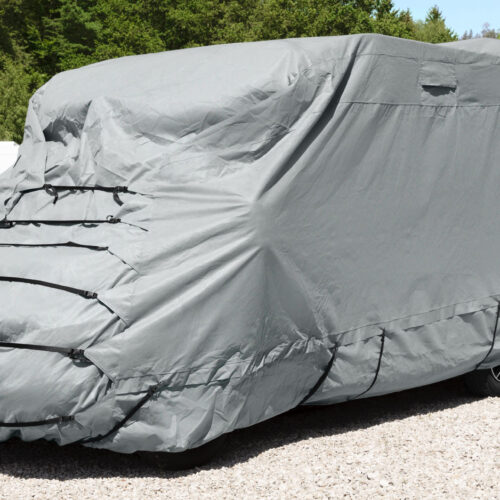 Berger teilintegrierte Wohnmobil Schutzhülle Höhe 250 cm Länge 710 - 770 cm - Wohnmobil-Schutzhüllen