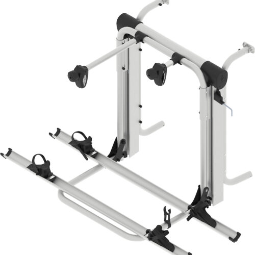 BR-Systems Elektrischer Bike Lift inklusive Heck Fahrradträger Short Rail für 2 Fahrräder, E-Bike geeignet - Heck-Fahrradträger