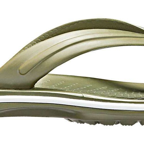 Crocs Crocband Flip Unisex Sandalen dunkelgrün 36-37 - Herrenschuhe