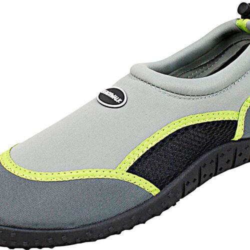 Bockstiegel Amrum Herren Neoprenslipper hellgrau 46 - Herrenschuhe