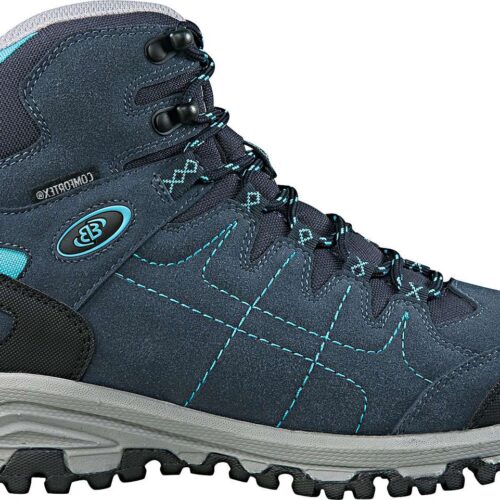 Brütting Mount Shasta High Damen Trekkingstiefel blau 36 - Damenschuhe