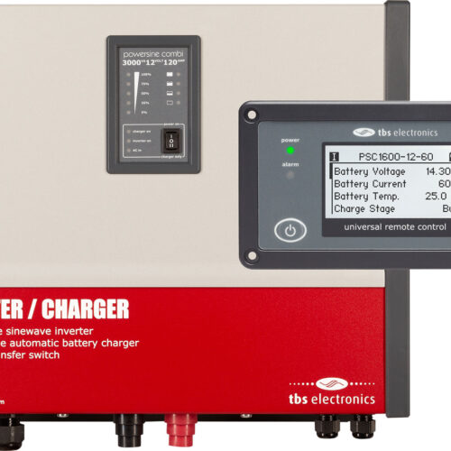 Powersine Combi Set 2000-12-80 Universal Control Wechselrichter 1800 W Dauerleistung - Wechselrichter & Spannungswandler von tbs electronics