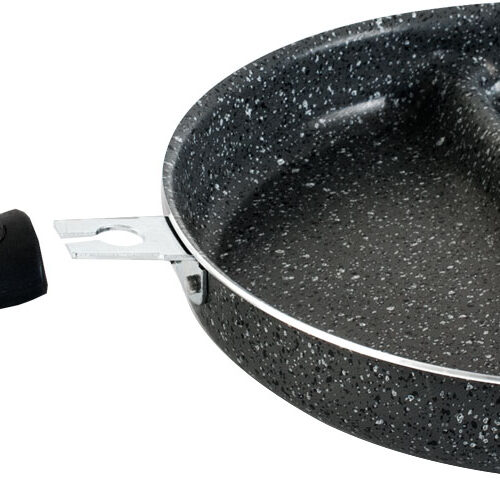 Beaver Brand Aluminium Grillpfanne Beschichtet 27 cm - Camping Pfannen & Woks