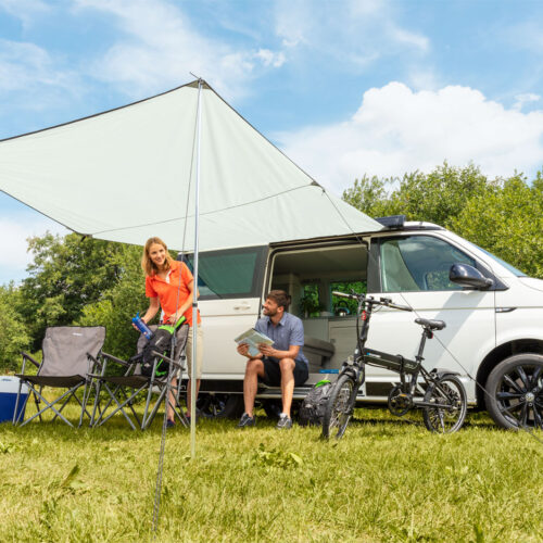 Berger Vela UV Tarp inkl. Keder & Aufstellstangen (300 x 240 cm) - Pavillons & Tarps