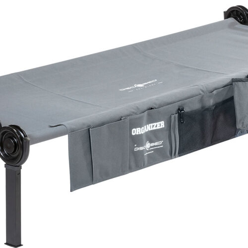Disc-O-Bed Organizer Seitentasche für Single L und Sol-O-Cot Feldbett grau - Möbelzubehör